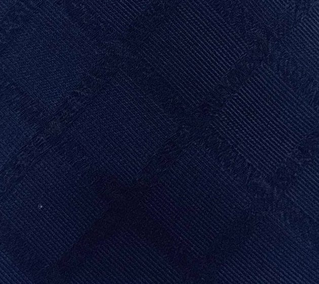 Emporio Armani Men’s Navy Blue Diamond Print Silk Necktie, 3"