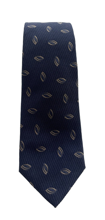Emporio Armani Blue Oval pattern Men's Tie – Made in Italy
