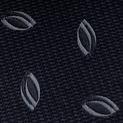 Emporio Armani Shadow Grey Oval print Men's Tie, 3"