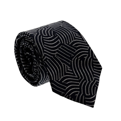 Emporio Armani Blue Wave Men's Tie, 3"