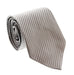 Emporio Armani Mens Pearl Diagonal Stripe Tie – Made in Italy