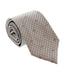 Emporio Armani Men’s Birch Silk Necktie with Logo Print, 3"