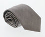 Emporio Armani Grey Solid 100% Silk Mens Tie