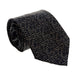 Emporio Armani Mens Black and Nut Brown Maze Tie – Made in Italy