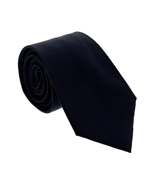Emporio Armani Navy Blue Solid Men's Tie, 3"
