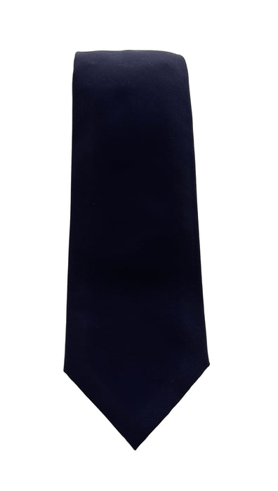 Emporio Armani Navy Blue Solid Men's Tie, 3"