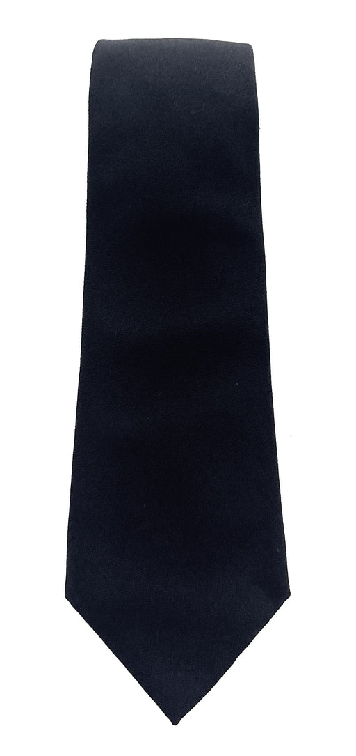 Emporio Armani Black Solid Men's Tie, 3"