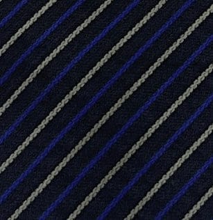 Emporio Armani Olive Green Blue striped Men's Tie, 2"