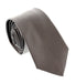 Emporio Armani Men’s Silver Solid Silk Necktie, 3"