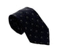 Emporio Armani Indigo Blue Geometric Men's Tie, 3"