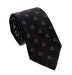 Emporio Armani Grey Orange Geometric Men's Tie, 3"