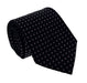 Emporio Armani Men's Navy Blue Geometric Dotted 51Olyester Tie, 3"