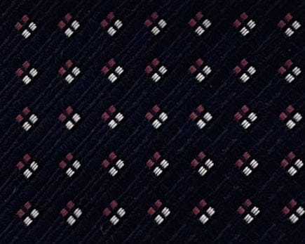 Emporio Armani Men's Navy Blue Geometric Dotted 51Olyester Tie, 3"