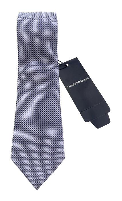 Emporio Armani Royal Blue Dotted Men's Tie, 3"