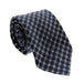 Emporio Armani Men’s Smokey Blue Dotted Silk Necktie, 3"