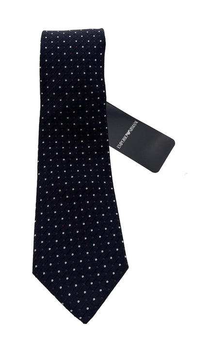 Emporio Armani Blue Dotted Men's Tie, 3"