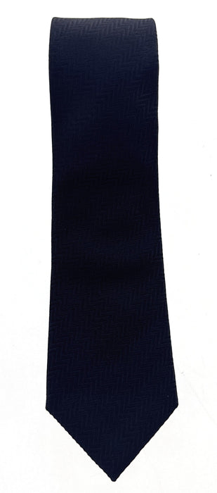 Emporio Armani Men’s Black Geometric Silk Necktie, 3"