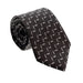 Emporio Armani Bronze White Graphic Silk Tie – 3in