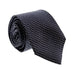 Emporio Armani Mens Peacot Blue Herringbone Tie – Made in Italy