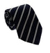 Emporio Armani Navy Blue Regimental Stripe Men's Tie, 3"