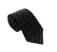 Emporio Armani Black Dotted Men's Tie, 3"