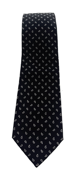 Emporio Armani Black Dotted Men's Tie, 3"