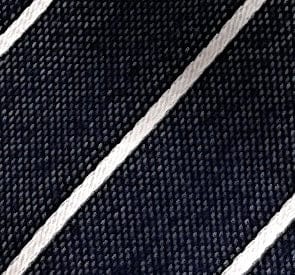 Emporio Armani Blue & Silver Regimental Stripe Men's Tie, 2"