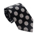 Emporio Armani Black & Grey Circle pattern Men's Tie, 3"