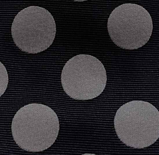 Emporio Armani Black & Grey Circle pattern Men's Tie, 3"