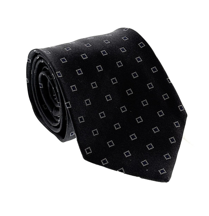 Emporio Armani Anthracite Grey Dotted Men's Tie, 3"