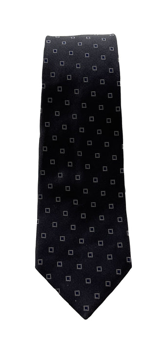Emporio Armani Anthracite Grey Dotted Men's Tie, 3"
