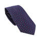 Emporio Armani Midnight Blue Circle Graphic Polyester-Silk Blend Tie – 3in