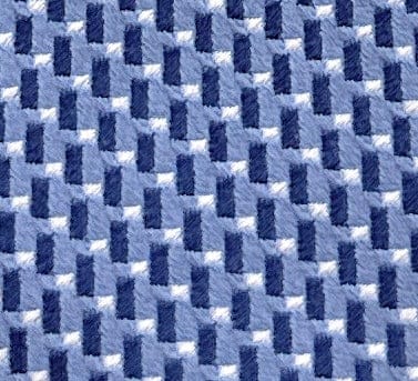 Emporio Armani Sky Blue Dotted Geometric Men's Tie, 3"