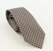 Emporio Armani Dark/Dove Grey Orange Diamond Silk Tie – 3in