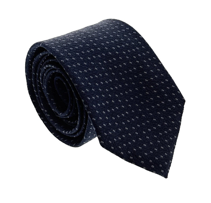 Emporio Armani Blue Dotted Men's Tie, 3"