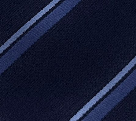 Emporio Armani Blue Regimental Stripe Men's Tie, 3"