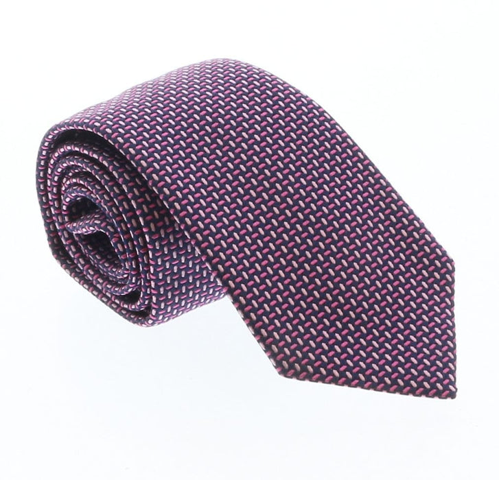 Emporio Armani Pink Dotted 100% Silk Mens Tie