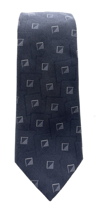 Emporio Armani Men's Light Blue Geometric 53Ilk Tie, 3"