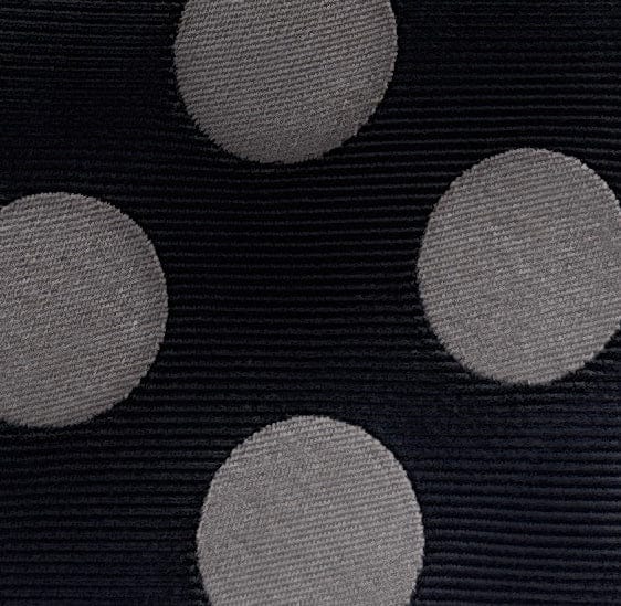 Emporio Armani Mens Charcoal Grey Dots Tie Made in Italy