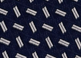 Emporio Armani Marine Blue Geometric Men's Tie, 3"