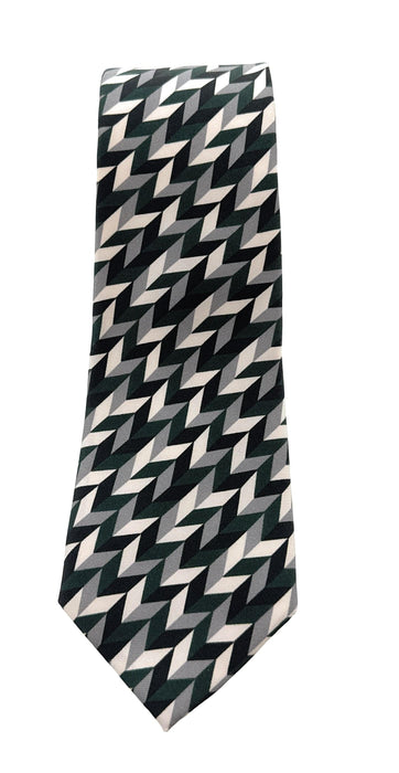 Emporio Armani Multicolor checkered Men's Tie, 3"