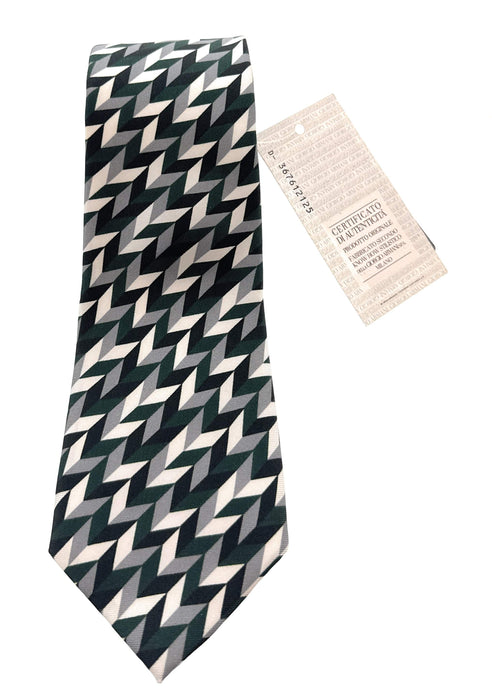 Emporio Armani Multicolor checkered Men's Tie, 3"