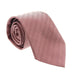 Emporio Armani Salmon Herringbone weave Silk Tie – 3in
