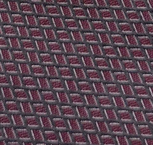 Emporio Armani Silver and Pink Small Diamond pattern Men's Tie – Made in Italy