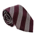 Emporio Armani Burgundy White stripe Men's Tie, 3"