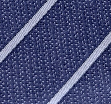 Emporio Armani Men’s Light Blue Striped Silk Necktie, 3"