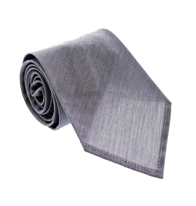 Emporio Armani Men’s Light Purple Cross Stitched Cotton Necktie, 3"