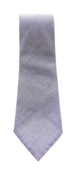 Emporio Armani Men’s Light Purple Cross Stitched Cotton Necktie, 3"