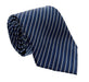 Emporio Armani Night Blue Striped Silk Tie – 3in