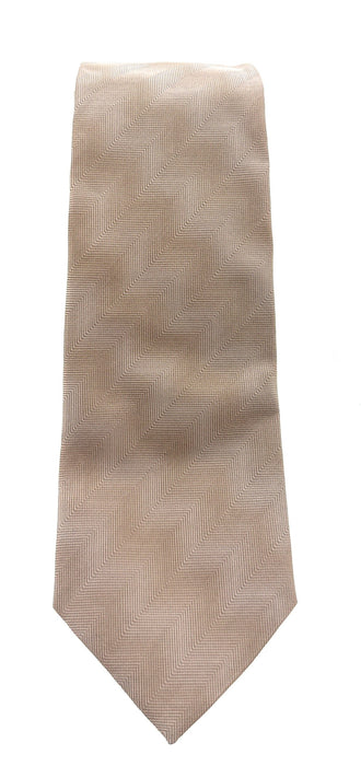 Emporio Armani Men's Khaki Striped Weave 65Ilk Tie, 3"